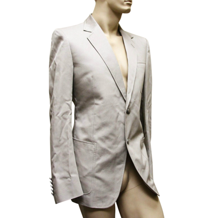 Gucci Mens Beige Cotton Blazer Jacket 265424 8279