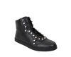 Gucci Men's Black Sttuded Leather High Top Sneaker In Black