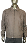 Gucci Mens Diamante Brown Polyamide Polyester Hooded Blouse Jacket 293026 2820 In Brown