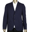 Gucci Men's Formal 2 Buttons Blue Poly / Wool / Elastane Jacket In Blue