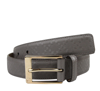 GUCCI GUCCI MEN'S LEATHER DIAMANTE SQUARE BUCKLE BELT