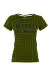 IMPERFECT IMPERFECT GREEN COTTON TOPS &AMP; WOMEN'S T-SHIRT