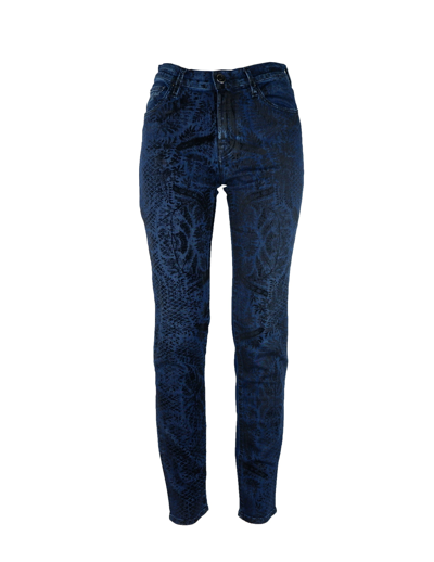 Jacob Cohen Elasticized Denim Jeans & Pant In Blue