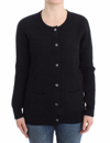 JOHN GALLIANO JOHN GALLIANO BLACK WOOL WOMEN'S CARDIGAN