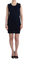 JOHN GALLIANO JOHN GALLIANO BLUE COTTON JERSEY WOMEN'S DRESS