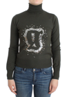 JOHN GALLIANO JOHN GALLIANO GREEN WOOL TURTLENECK WOMEN'S SWEATER