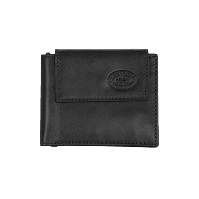 La Martina Nero Leather Men's Wallet In Black