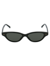 LINDA FARROW LINDA FARROW WOMEN'S BLACK METAL SUNGLASSES