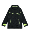 Mcm Men's Flo Black Nylon Rubber Logo Parka Windbreaker Jacket Mhj9alc05bk (regular; L) In Black
