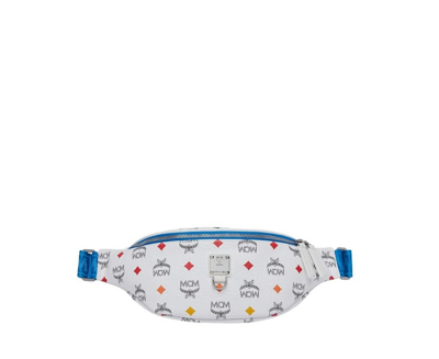 Mcm Men's White Spectrum Stark Skyoptic Visetos Belt Bag