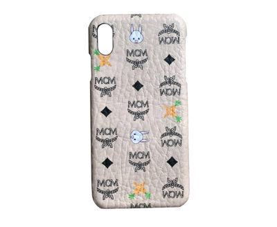 Mcm Unisex Beige Rabbit Carrot Visetos Iphone Xs Max Case