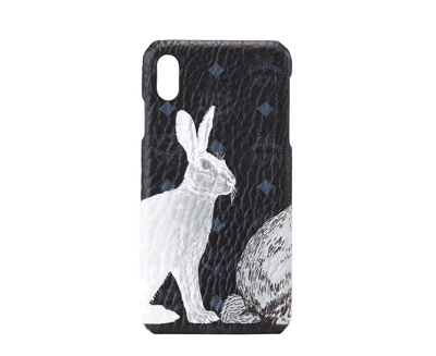 Mcm Unisex Black Hide And Seek Bunny Visetos Iphone Xs Max Case Mze9avi15bk001