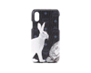 MCM MCM UNISEX BLACK VISETOS HIDE AND SEEK BUNNY IPHONE X CASE MZE9AVI14BK001