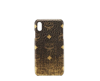Mcm Unisex Gold Gradation Visetos Iphone Xs Max Cell Phone Case In Black / Gold