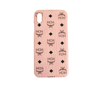 Mcm Unisex Soft Pink Visetos Iphone Xs Max Cell Phone Case Mze9avi98pz001