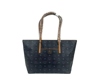 Mcm Women's Black Monogram Visetos Medium Shopper Tote Bag In Black
