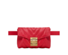 MCM MCM WOMEN'S PATRICIA RED QUILTED LEATHER CROSSBODY BELT BAG MWZ9APA83RU001