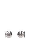 MCQ BY ALEXANDER MCQUEEN MCQ BY ALEXANDER MCQUEEN MEN'S SILVER METAL CUFF LINKS