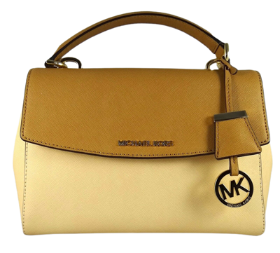 Michael Kors Ava Small Top Handle Satchel In Yellow