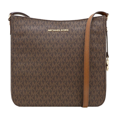 Michael Kors Jet Set Travel Large Messenger In Brown