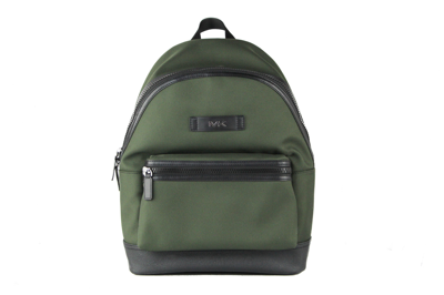 Michael Kors Kent Sport Nylon Canvas Fabric Shoulder Backpack Men's Bookbag In Green
