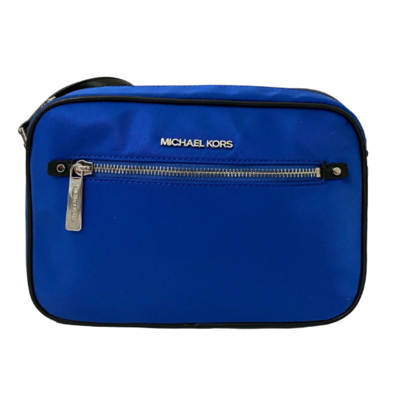 Michael Kors Polly Large East West Crossbody In Electric Blue