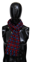 MISSONI MISSONI MULTICOLOR CHECK WOOL UNISEX NECK WRAP MEN'S SHAWL