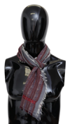 Missoni Multicolor Wool Blend Patterned Unisex Neck Wrap Scarf In Multicolor