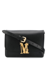 MOSCHINO MOSCHINO WOMEN'S BLACK LEATHER SHOULDER BAG