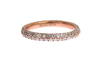 Nialaya Chic Pink Crystal-encrusted Silver Ring In Pink