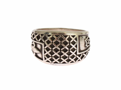 Nialaya Dolce & Gabbana Silver Rhodium 925 Sterling Ring