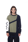 NICOLO TONETTO NICOLO TONETTO ARMY COTTON MEN'S SWEATER