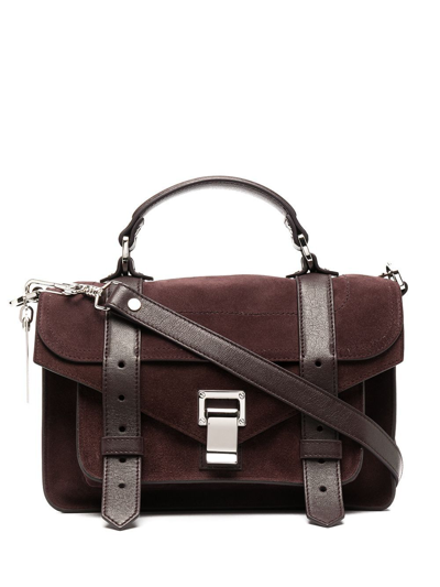 Proenza Schouler Womens Burgundy Leather Handbag