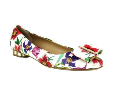 Ferragamo Women's / Leather Flats In Multicolor