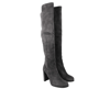 Stuart Weitzman Womens Alljill Anthracite Suede Over The Knee Boot In Anthracite
