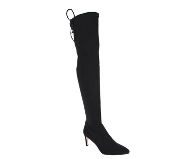 Stuart Weitzman Women's Stretch Fabric Lycra Over The Knee Boot In Black