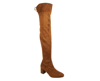 STUART WEITZMAN STUART WEITZMAN WOMEN'S GENNA COFFEE BROWN SUEDE OVER THE KNEE BOOT