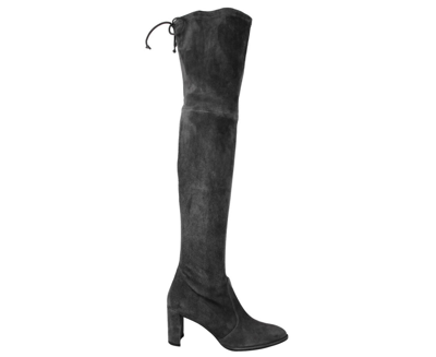 Stuart Weitzman Women's Landmark Suede Over-the-knee Boot In Slate