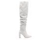 Stuart Weitzman Womens Light Gray Histyle Perla Suede Over-the-knee Boot In Light Gray