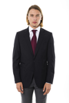 UOMINITALIANI UOMINITALIANI BLACK WOOL MEN'S BLAZER