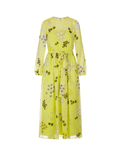 Red Valentino Redvalentino Floral Printed Tied In Yellow