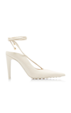 Bottega Veneta Women's Leather Lace-up Pumps In Butter