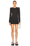 Wardrobe.nyc Padded-shoulder Button-up Cardigan In Black