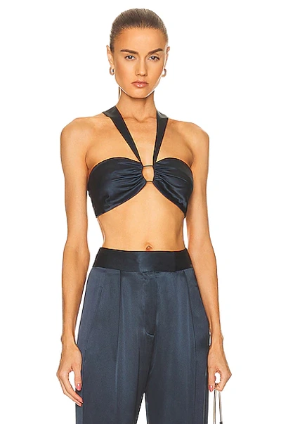 The Sei Wide Strap Bra Top In Night