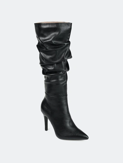 Journee Collection Collection Women's Tru Comfort Foam Wide Calf Sarie Boot In Black