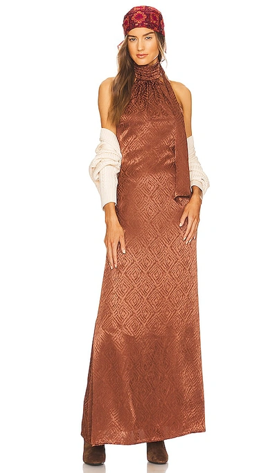 princess polly baby blue dress Deme by Gabriella x REVOLVE Pearl Gown in Brown