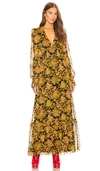HOUSE OF HARLOW 1960 X REVOLVE LABEAUX MAXI DRESS