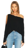 MICHAEL LAUREN DEUCE OVERSIZED TOP