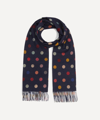Paul Smith Womens Multicolor Other Materials Scarf In Blue