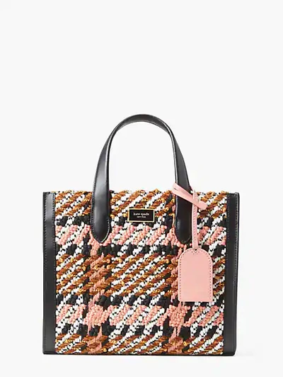 Kate Spade Manhattan Plaid Chunky Woven Fabric Tote In Dancer - Main Image